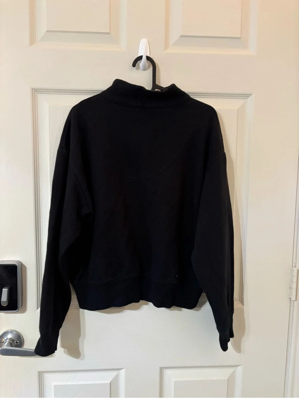a new day Black Half-Zip Turtleneck Sweatshirt